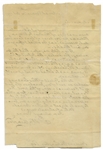 George Washington Autograph Letter Signed, With Bold Writing & Signature -- Washington Writes to His Nephew Bushrod Washington (Thus Signed Twice) Regarding a ''Singular'' Oddity in His Land Holdings